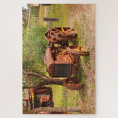 Oude tractor, Australië Legpuzzel (Verticaal)