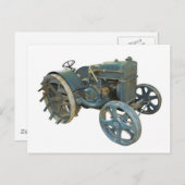 oude tractor briefkaart (Voorkant / Achterkant)