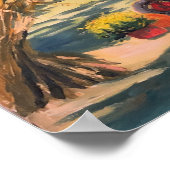 Oude tractor en nieuwe ounty poster (Hoek)