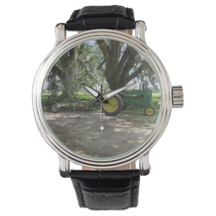 Oude tractor horloge