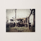 Oude tractor legpuzzel (Horizontaal)