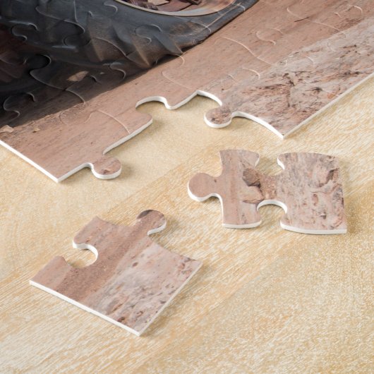 Oude tractor legpuzzel (Zijkant)