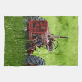 Oude tractor theedoek (Horizontaal)