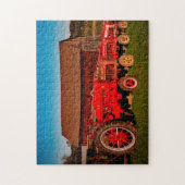 Oude tractoren. legpuzzel (Verticaal)