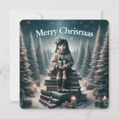 Oude traditionele kerstkaart (Voorkant)