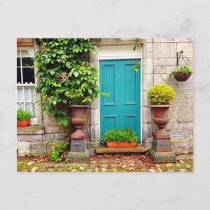 Oude traditionele Schotse deur Briefkaart