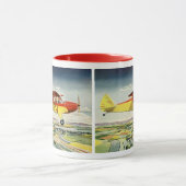 Oude Transportvliegtuigen Boven Akkers Mok (Midden)