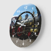 Oude trein grote klok (Hoek)