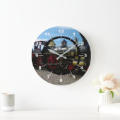 Oude trein grote klok (Huis)