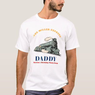 Oude Trein Papa Verjaardag T-shirt