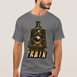 Oude trein t-shirt