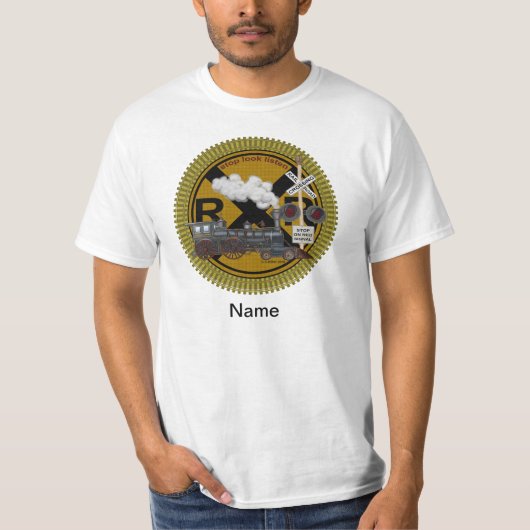 Oude Trein t-shirt (Voorkant)