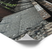 Oude treinbrug poster (Hoek)