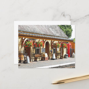 OUDE TREINSTATION BRIEFKAART