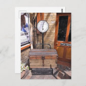 OUDE TREINSTATION BRIEFKAART (Voorkant / Achterkant)