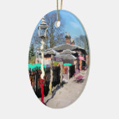 OUDE TREINSTATION KERAMISCH ORNAMENT (Links)