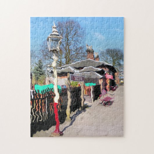 OUDE TREINSTATION LEGPUZZEL (Verticaal)