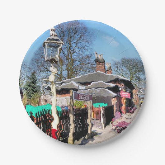 OUDE TREINSTATION PAPIEREN BORDJE (Voorkant)