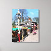 OUDE TREINSTATIONS CANVAS AFDRUK (Voorkant)