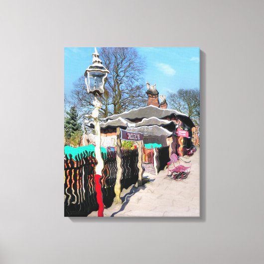 OUDE TREINSTATIONS CANVAS AFDRUK (Voorkant)