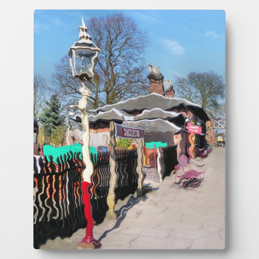 OUDE TREINSTATIONS FOTOPLAAT (Voorkant)