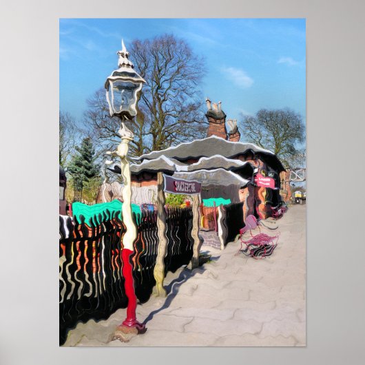 OUDE TREINSTATIONS POSTER (Voorkant)