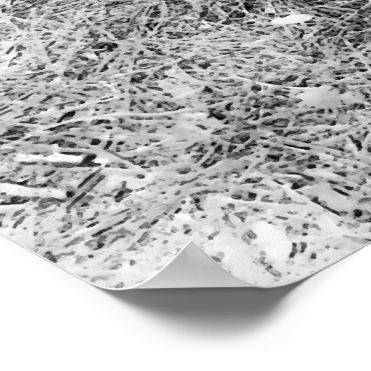 Oude trekafdruk poster (Hoek)