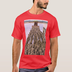 Oude trestlussen van de spoorwegen t-shirt
