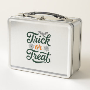 Oude Trick Or Treat Halloween Typografie Ontwerp