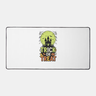 Oude Trick or Treat Spoken Huis Halloween Des Bureaumat