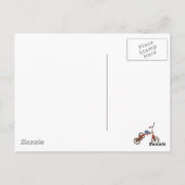 Oude trifiets briefkaart (Achterkant)