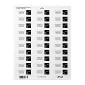 Oude trompet etiket (Full Sheet)