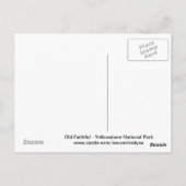 Oude Trouwe in Winter Briefkaart (Achterkant)