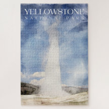 Oude trouwe puzzel, Yellowstone 20 "x30" puzzel