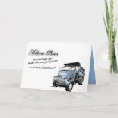 Oude Truckers Kaart-customize Kaart (Achterkant)