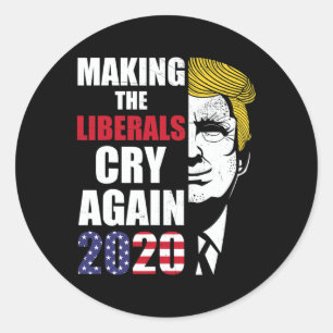 Oude Trump-aanhanger laat liberalen huilen Ag Ronde Sticker
