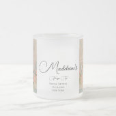 Oude Tuin Bloemen Tijd voor Thee Bruids douche Matglas Koffiemok (Center)