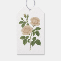 Oude tuuroos cadeaukaartje