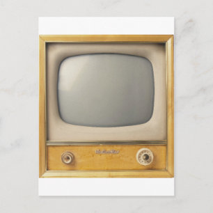 Oude tv briefkaart