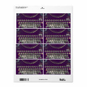 Oude typemachine etiket (Full Sheet)