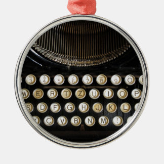 oude typemachine metalen ornament