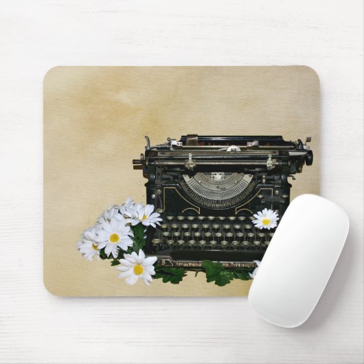 Oude typemachine muismat (Met muis)