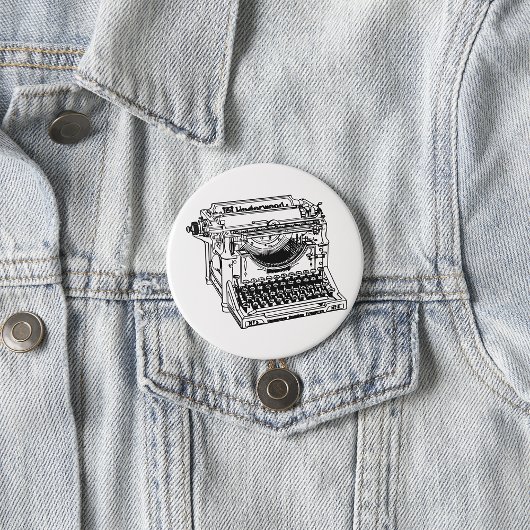 Oude Typewriter Button