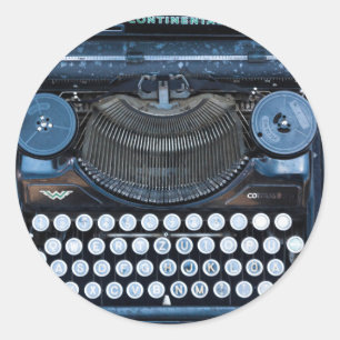 Oude Typewriter Multifunctionele Sticker