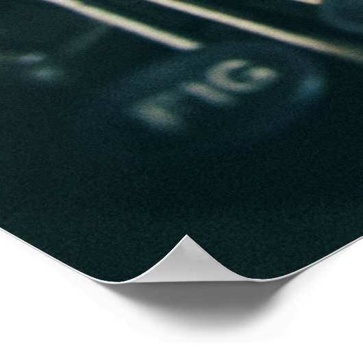 OUDE TYPEWRITER POSTER (Hoek)