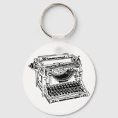 Oude Typewriter Sleutelhanger (Voorkant)