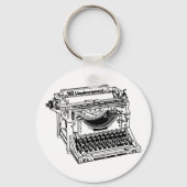 Oude Typewriter Sleutelhanger (Achterkant)