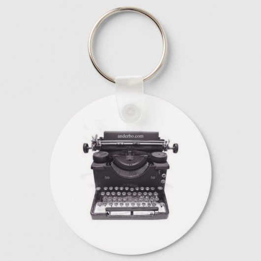 OUDE TYPEWRITER SLEUTELHANGER (Voorkant)