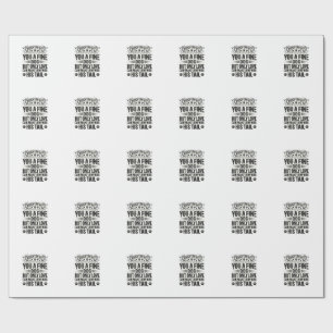 Oude typografie ontwerp voor hondenliefhebbers cit cadeaupapier