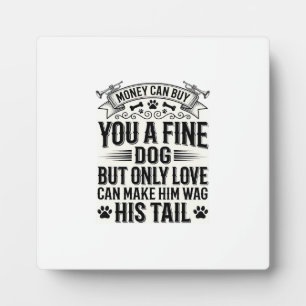 Oude typografie ontwerp voor hondenliefhebbers cit fotoplaat